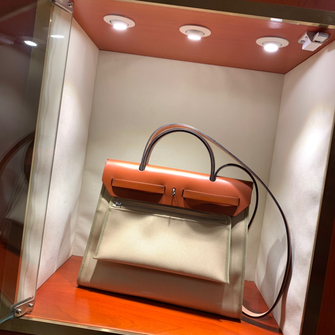 에르메스 에르백31 트렌치 내추럴 은장